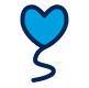 heart ballon icon